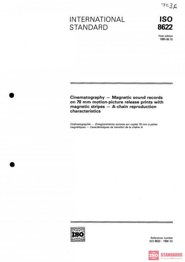 ISO 8622:1990 PDF