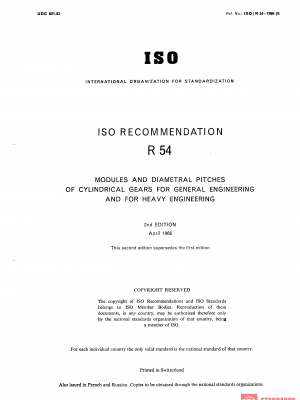 ISO/R 54:1966 PDF