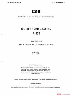 ISO/R 958:1969 PDF