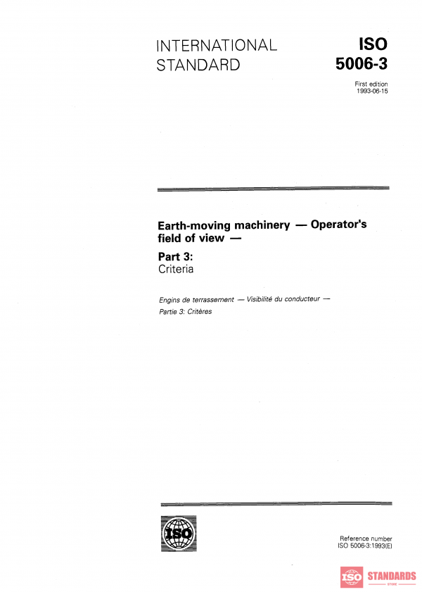 ISO 5006-3:1993 PDF