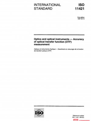 ISO 11421:1997 PDF