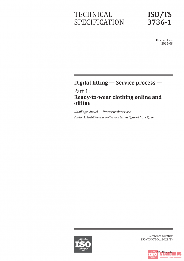 ISO/TS 3736-1:2022 PDF
