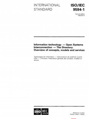 ISO/IEC 9594-1:1995 PDF