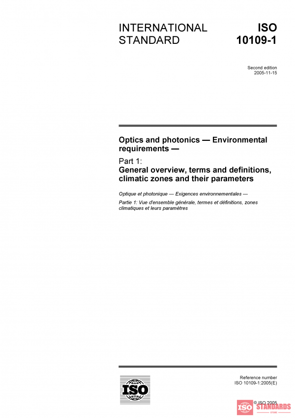 ISO 10109-1:2005 PDF