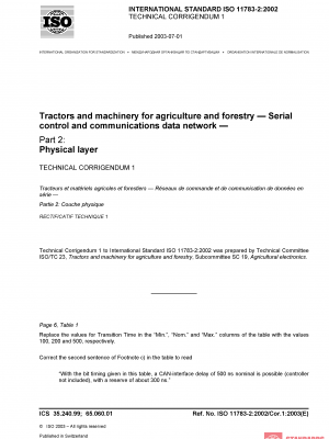 ISO 11783-2:2002/Cor 1:2003 PDF