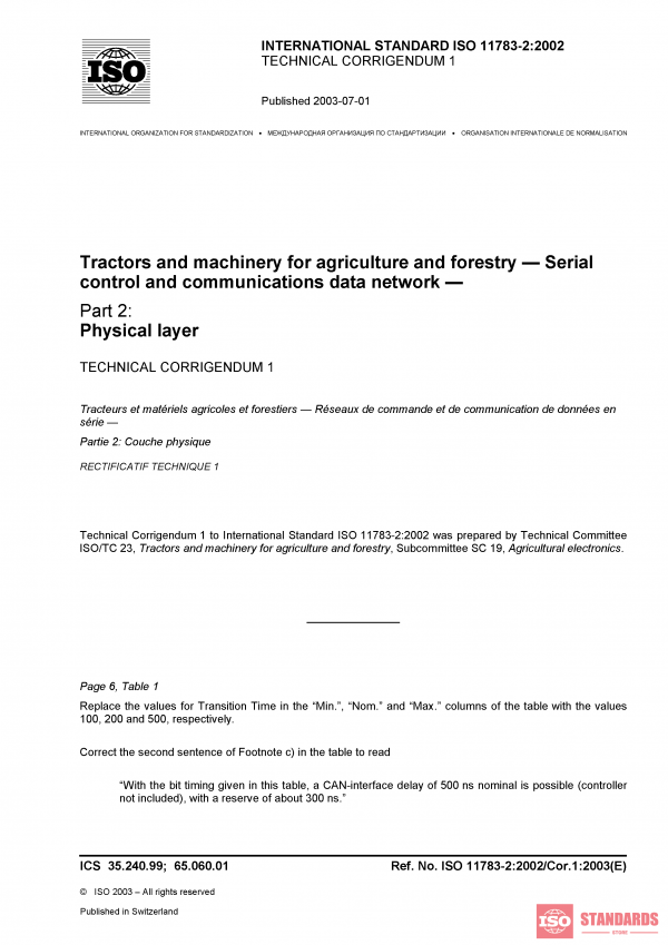 ISO 11783-2:2002/Cor 1:2003 PDF