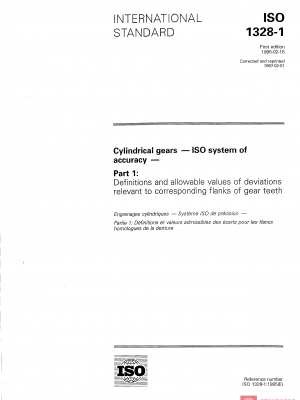 ISO 1328-1:1995 PDF