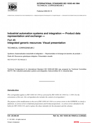 ISO 10303-46:1994/Cor 2:2002 PDF
