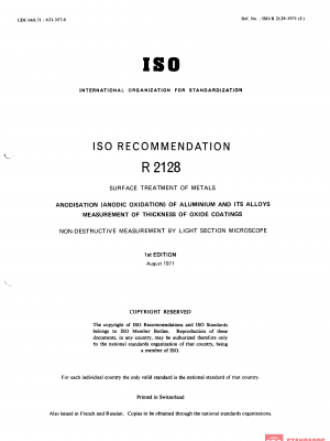 ISO/R 2128:1971 PDF