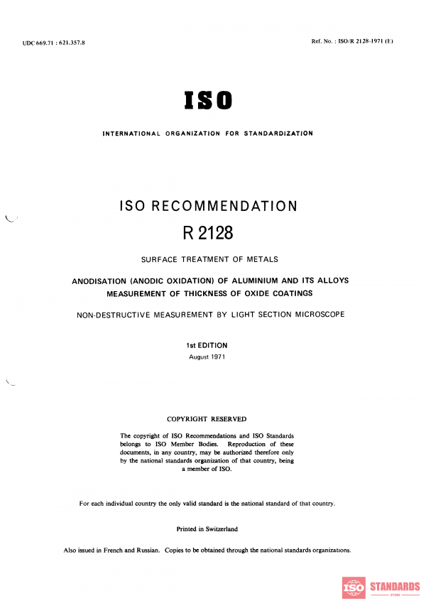 ISO/R 2128:1971 PDF