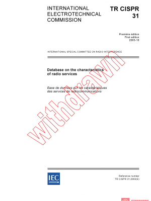 CISPR TR 31:2003 PDF