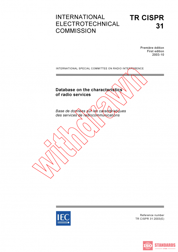 CISPR TR 31:2003 PDF