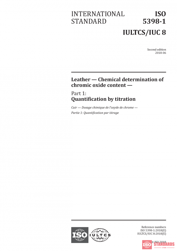 ISO 5398-1:2018 PDF