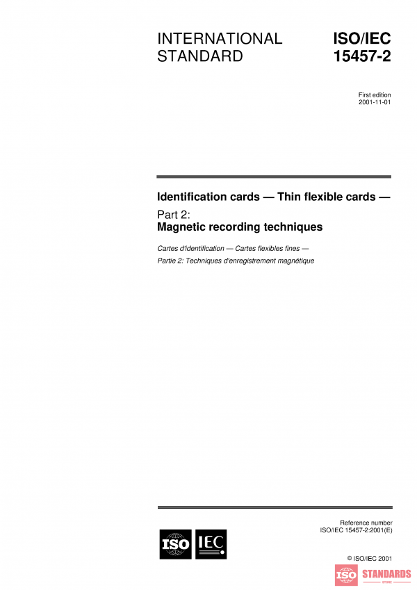 ISO/IEC 15457-2:2001 PDF