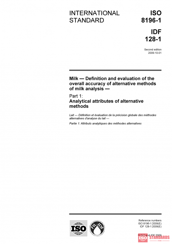 ISO 8196-1:2009 PDF