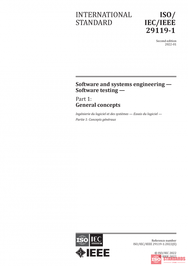 ISO/IEC/IEEE 29119-1:2022 PDF