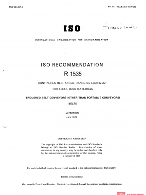 ISO/R 1535:1970 PDF
