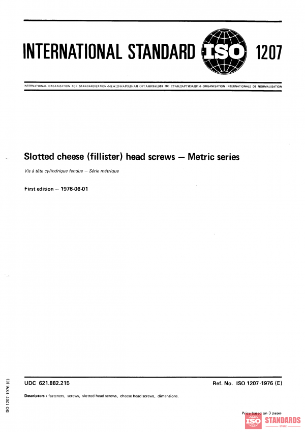 ISO 1207:1976 PDF