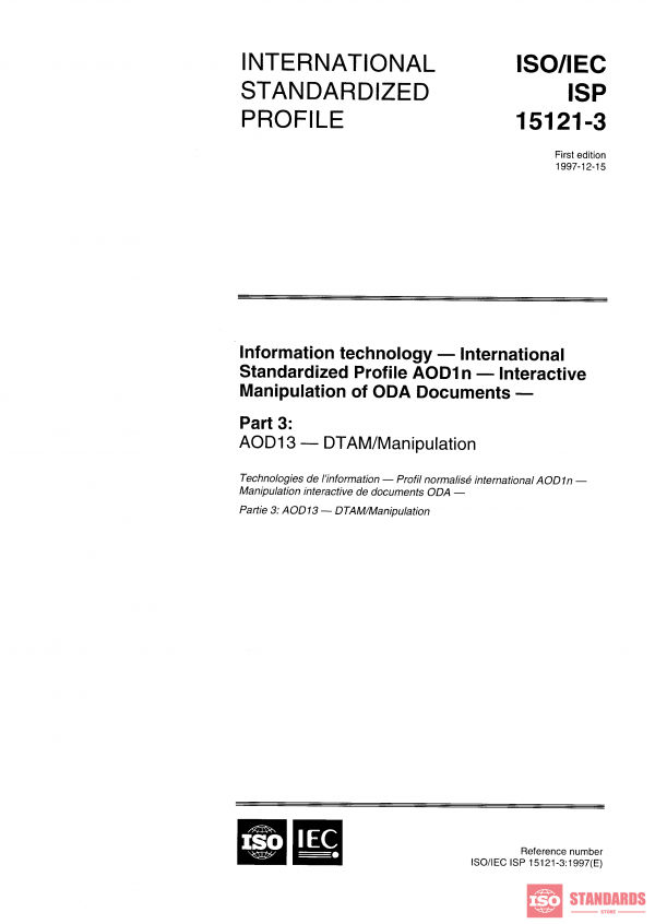 ISO/IEC ISP 15121-3:1997 PDF