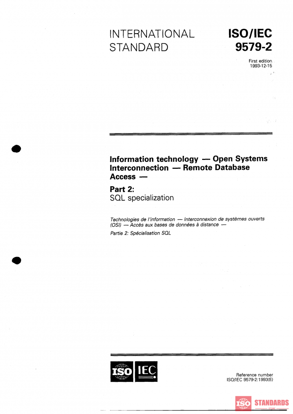 ISO/IEC 9579-2:1993 PDF