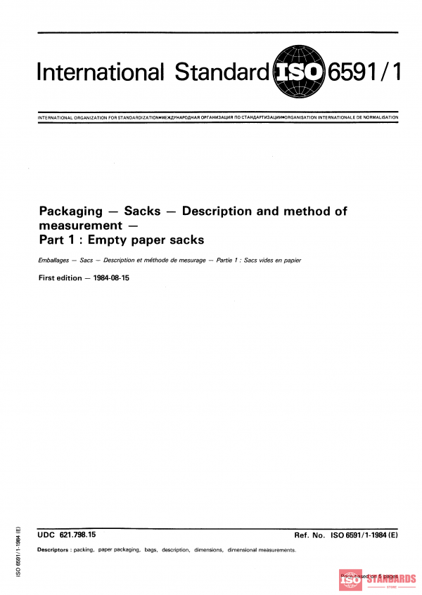 ISO 6591-1:1984 PDF
