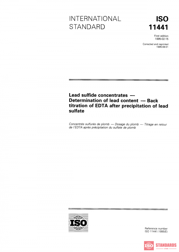 ISO 11441:1995 PDF