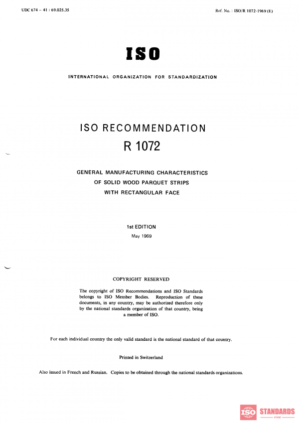 ISO/R 1072:1969 PDF