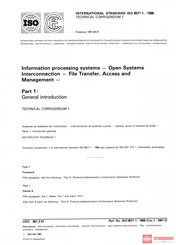 ISO 8571-1:1988/Cor 1:1991 PDF