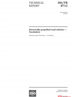 ISO/TR 8713:2019 PDF