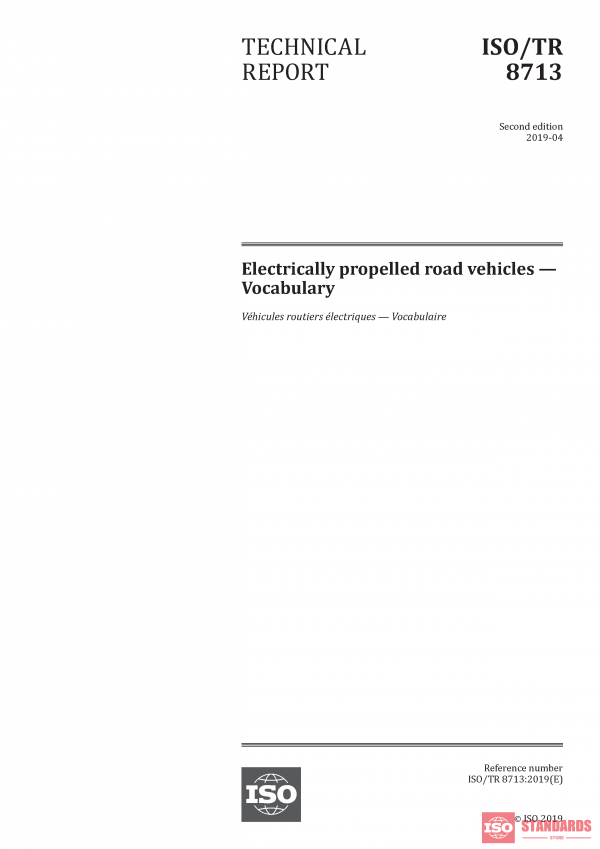 ISO/TR 8713:2019 PDF