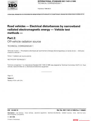 ISO 11451-2:1995/Cor 1:1996 PDF