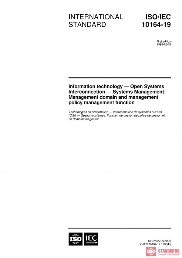 ISO/IEC 10164-19:1998 PDF