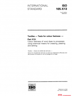 ISO 105-X13:1994 PDF