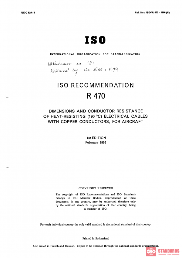 ISO/R 470:1966 PDF