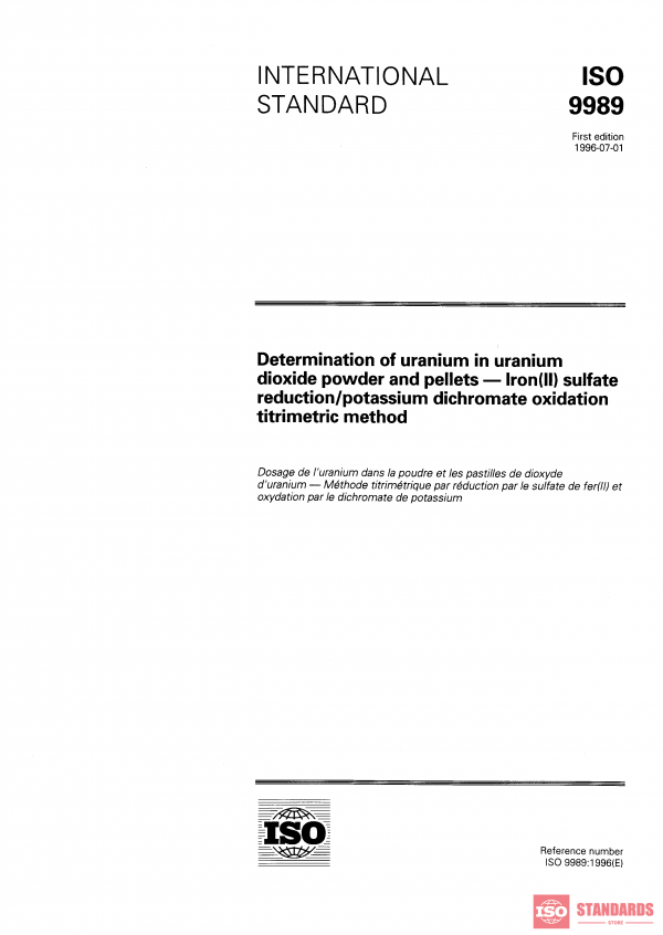 ISO 9989:1996 PDF