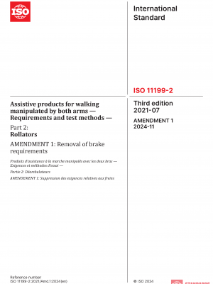 ISO 11199-2:2021/Amd 1:2024 PDF
