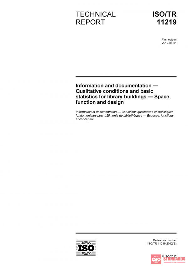 ISO/TR 11219:2012 PDF