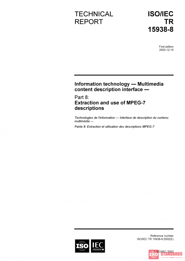 ISO/IEC TR 15938-8:2002 PDF