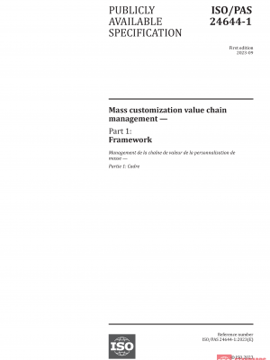 ISO/PAS 24644-1:2023 PDF