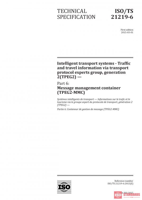 ISO/TS 21219-6:2015 PDF