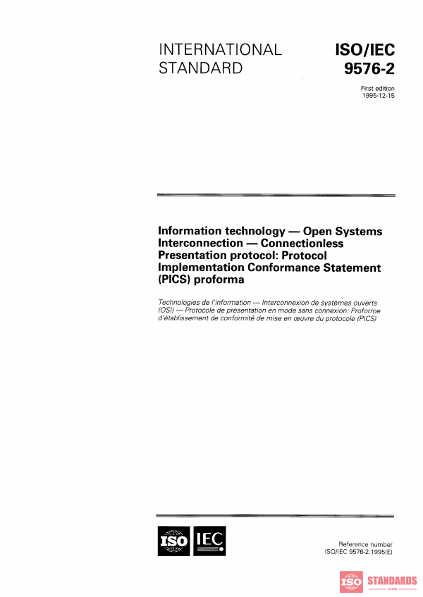 ISO/IEC 9576-2:1995 PDF