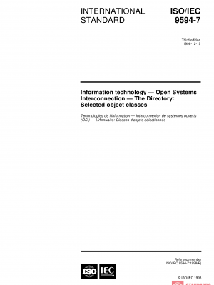 ISO/IEC 9594-7:1998 PDF