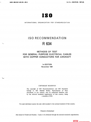 ISO/R 634:1967 PDF