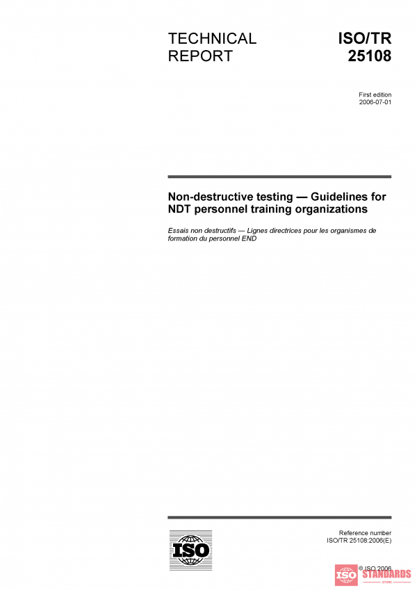 ISO/TR 25108:2006 PDF