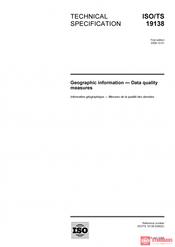 ISO/TS 19138:2006 PDF