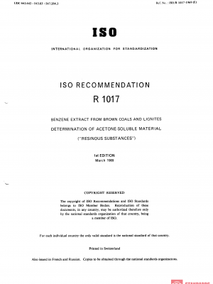 ISO/R 1017:1969 PDF