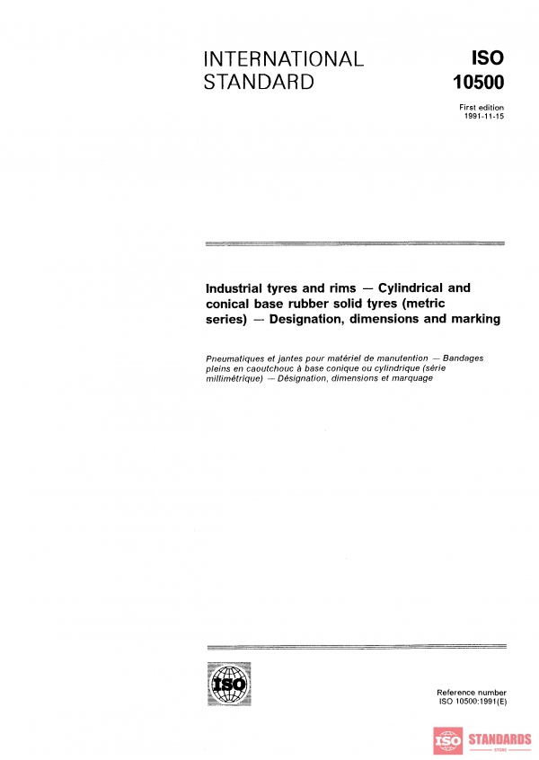 ISO 10500:1991 PDF