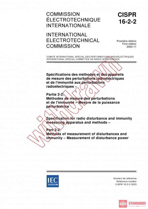 CISPR 16-2-2:2003 PDF