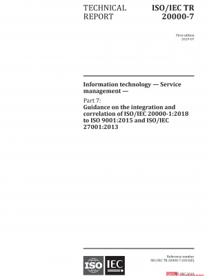 ISO/IEC TR 20000-7:2019 PDF
