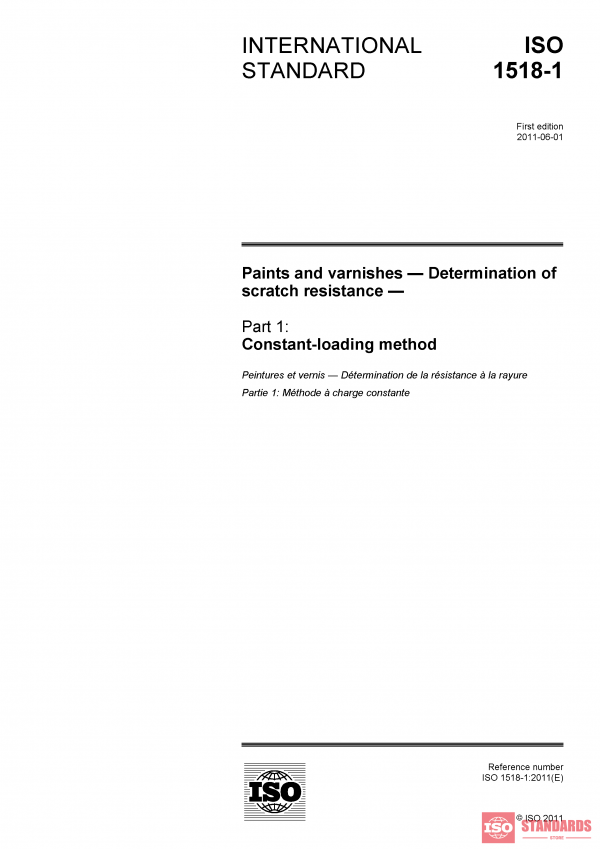 ISO 1518-1:2011 PDF